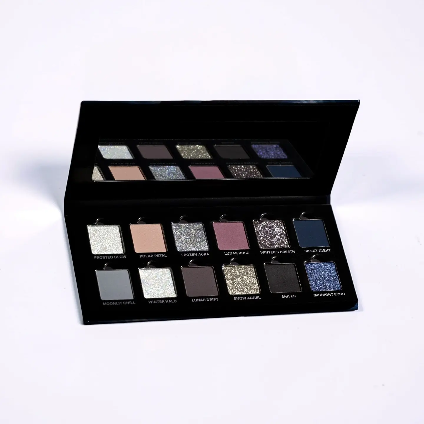 Snow Moon Eyeshadow Palette- Iridescent Cool-Toned Pearl Multichrome Makeup