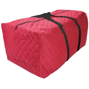 Northlight Quilted Red Christmas Holiday Storag e Bag