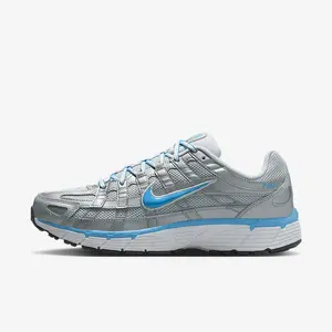 Men's Nike P-6000 MTLC Platinum/University Blue (CD6404 025)