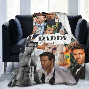 Super Soft Flannel Throw Ryan Reynolds Blanket 60"X50" For Bed, Sofa, Camping, Cold Cinema Or Travel,Gift For Your Family And Friend