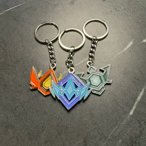 Unreal Champion Elite Ranks keychains- Inspired by Fort - Gift for gamers - High quality Metal keychain