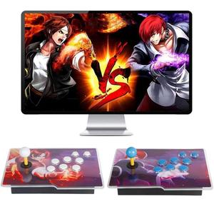 MMQ 90S box Retro Games Arcade Game Console with Two Separate hosts Compatible PC & Projector & TV 3D Games 1-4 Players Category Favorite List Save/Search/Hide/Pause/Delete Games