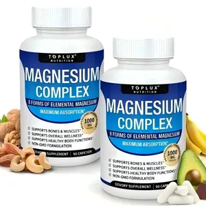 Toplux Magnesium Complex 8 Essential Magnesium Supplement 1000mg