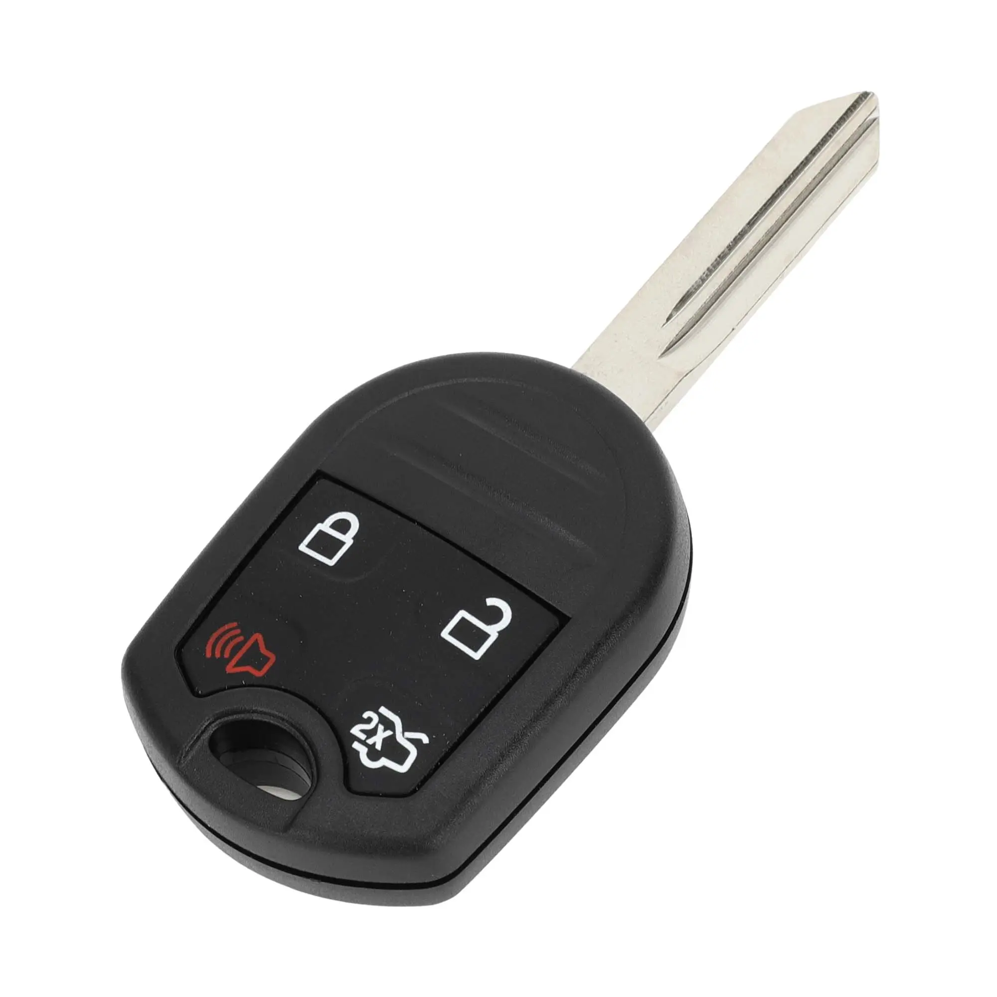 Key Shell Case Keyless Entry Remote Key Fob Replacement Case for Ford for Mustang 2008-2012 for Ford Edge 2007-2013 4 Buttons CWTWB1U793
