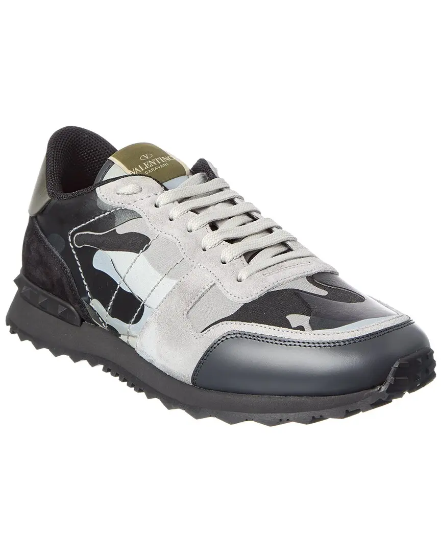 Valentino Canvas & Leather Sneaker
