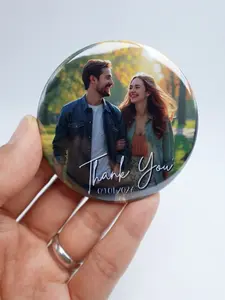 Set of 3 - Custom Wedding Photo Magnets | Personalized Thank You Favors