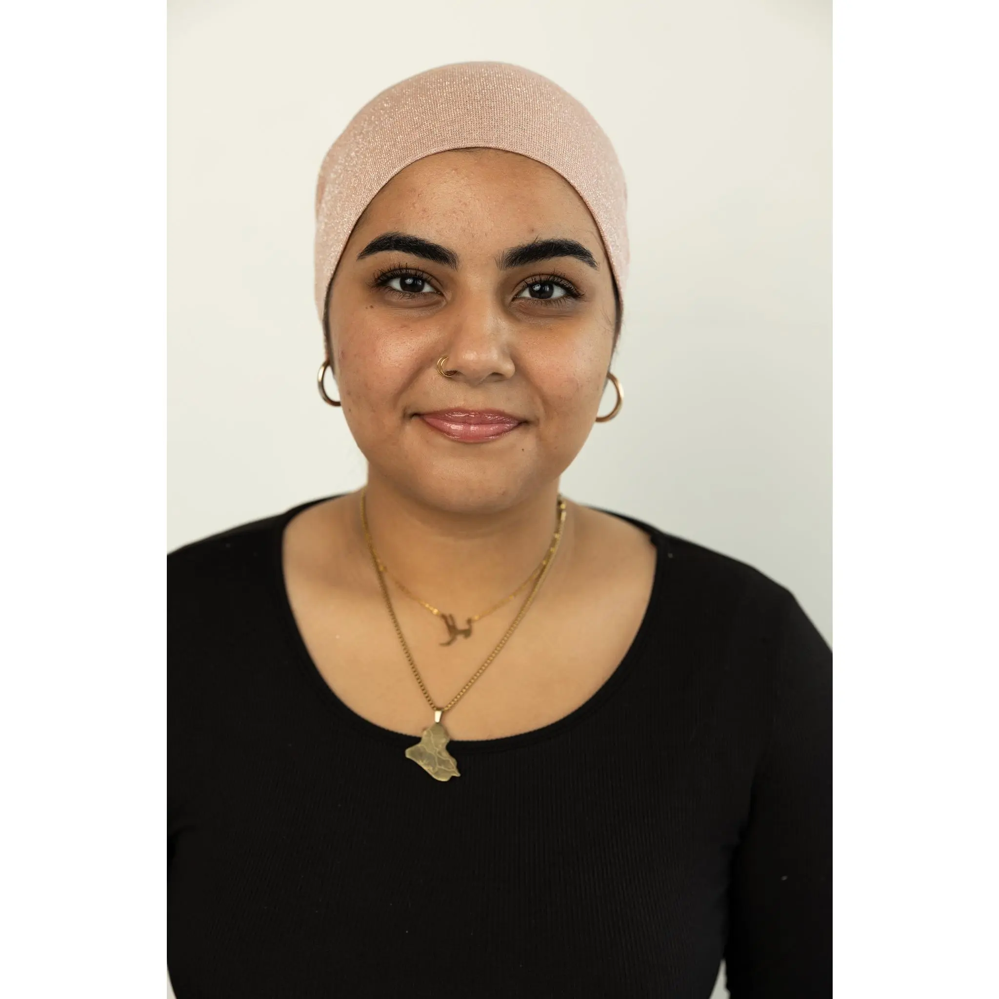 Shimmer Under Scarf - Light Pink