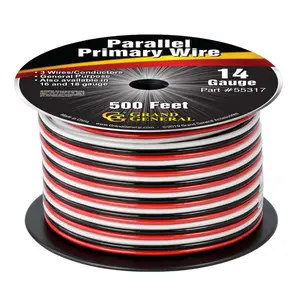 Grand General – 3-Conductor Parallel Primary Wire (Sold by the Foot)