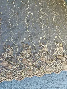 Gold Embroidered Lace