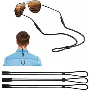 Eyeglasses Holder Strap 3Pcs Adjustable Eyewear String Lanyard Retainer Sunglasses Strap for Men Women and Kids Eyeglass Holders Around Neck