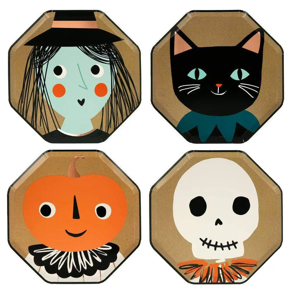 Vintage Halloween Side Plates