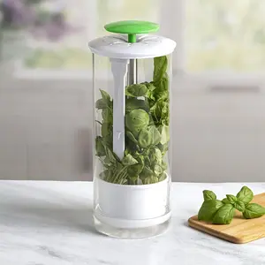 1-Piece Fresh Vanilla Crisper, Vanilla Tasting Pods, Vanilla Crisper Cup, Fresh Vegetables Preservation Bottle, Long-Lasting Greenery, Innovative Vegetable Storage Cup, Vanilla and Vegetables, Kitchen Storage Box and Storage, Kitchen Accessories