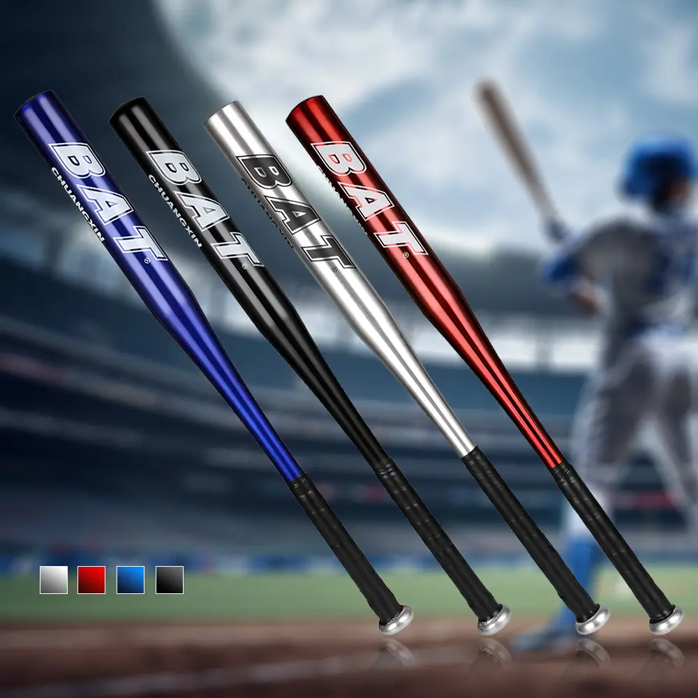 1pc Thick Full Aluminum Baseball Bat, 51cm High Hardness Lightweight Durable Design, Adult Outdoor Training Game, Blue
