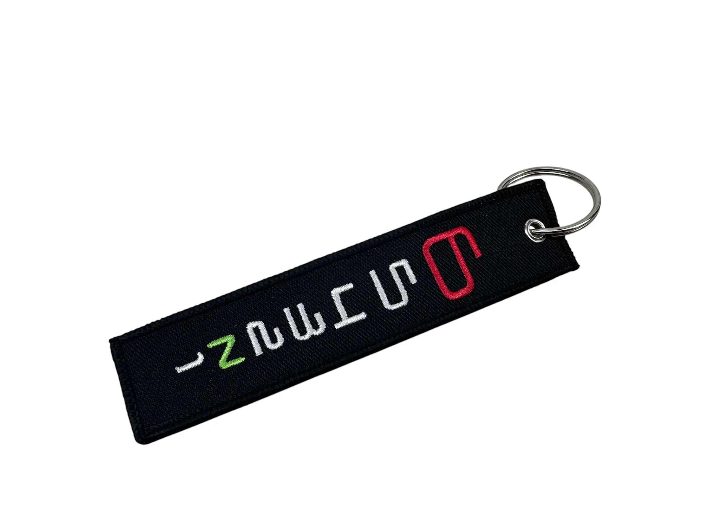 Motorcycle Embroidery keychain