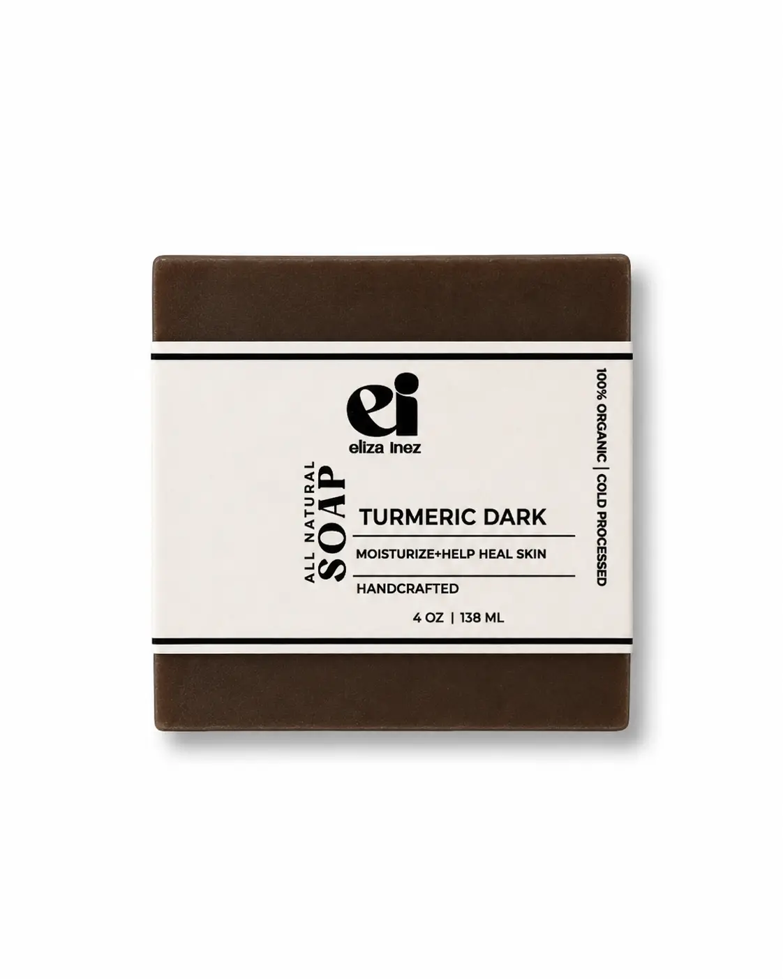 Turmeric Dark Body Soap, Natural Bath & Shower Cleanser for Beauty & Personal Care
