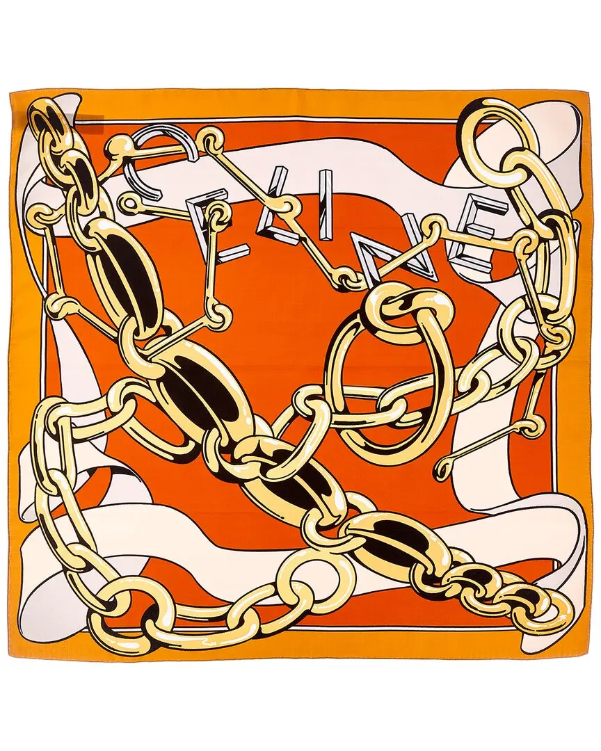 CELINE Square Silk Scarf