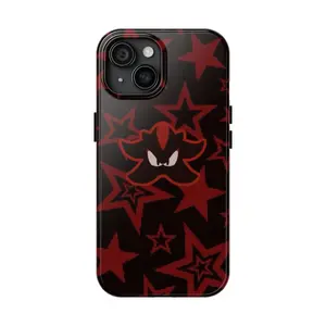 Shadow the Hedgehog 2-Piece Polycarbonate Hard Rubber Casing - Shockproof Smartphone Protection Accessory, Mobile Tech Accessories