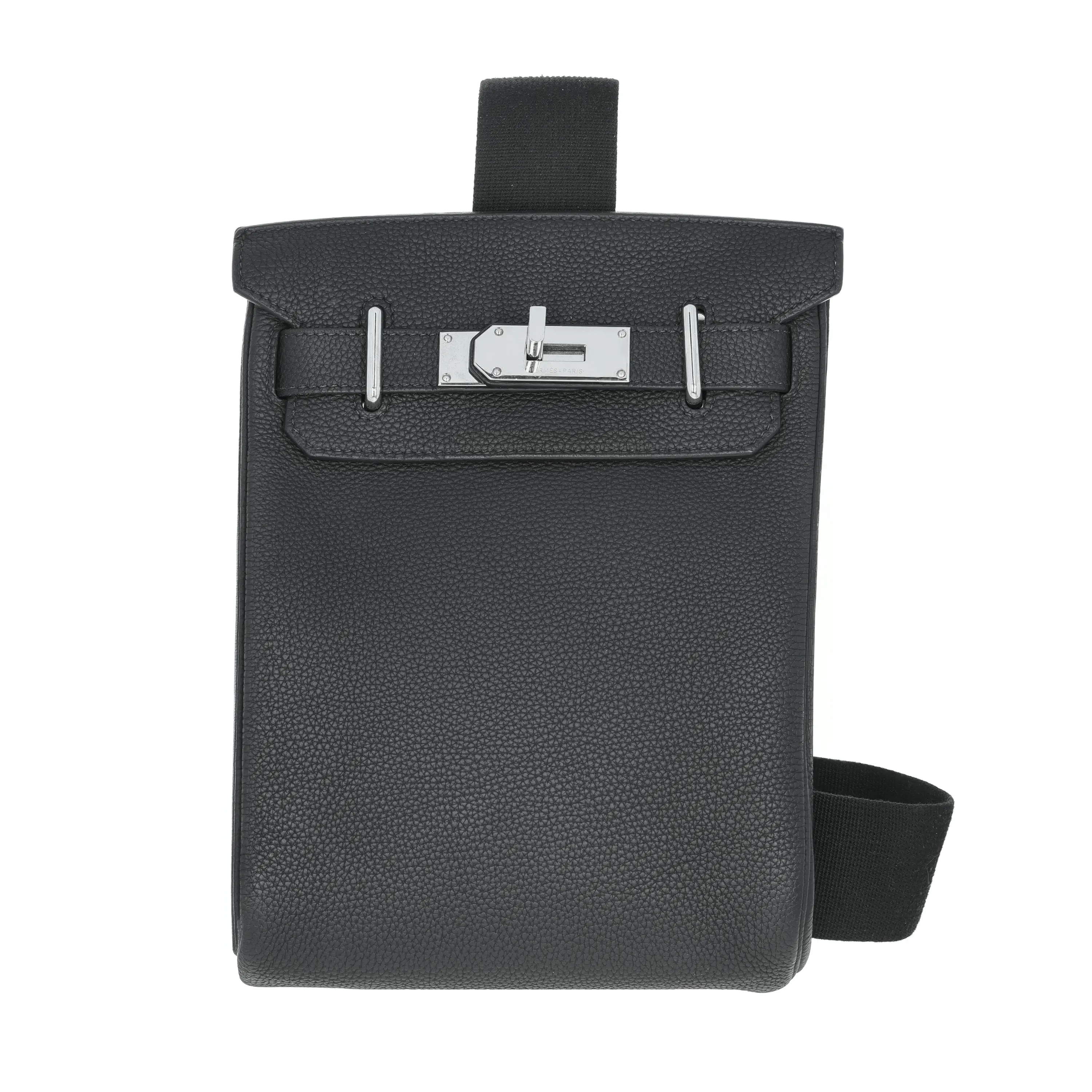Pre-owned HERMÈS Togo Backpacks Hac A Dos Backpack PM Black