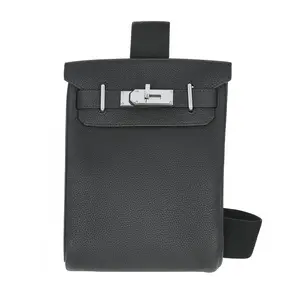 Pre-owned HERMÈS Togo Backpacks Hac A Dos Backpack PM Black