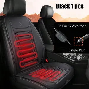 Warm Car Seat Cushion, Rectangular Heated Seat Cover, Suitable for 12V Cars, Safe Eco-Friendly Non-Slip, Improve Driving Safety
