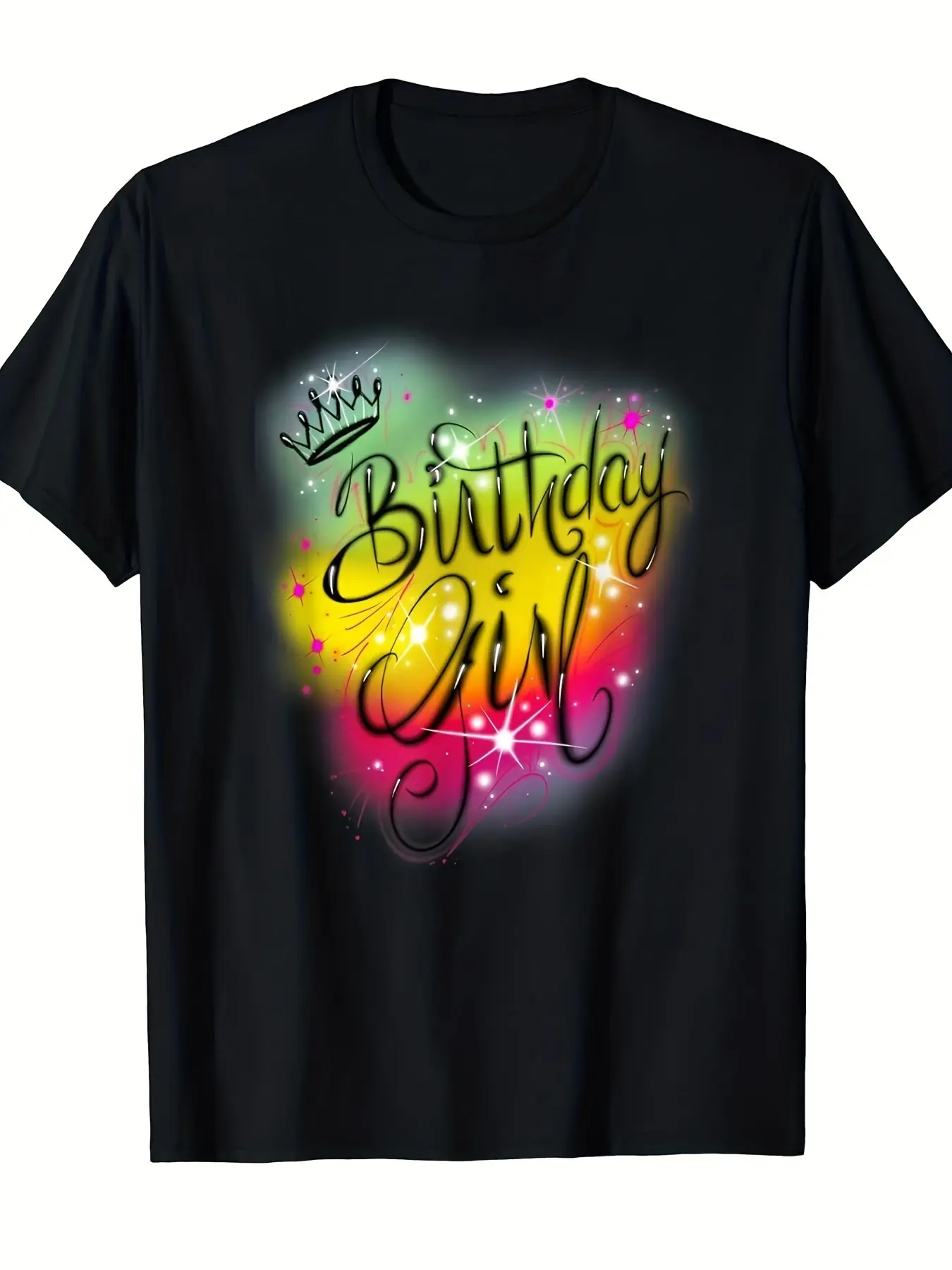 Men's Retro 80s Neon Glow-in-the-Dark Birthday Par