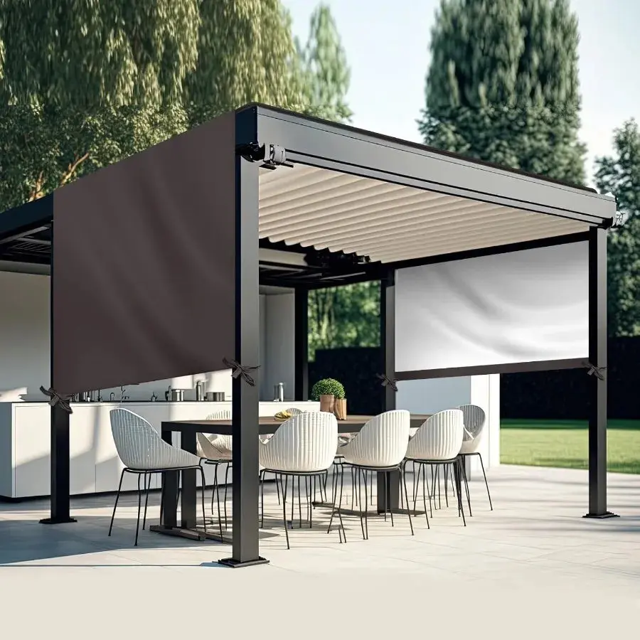 Pergola Replacement Canopy — Waterproof Oxford Shade Cover, 16x8 Ft