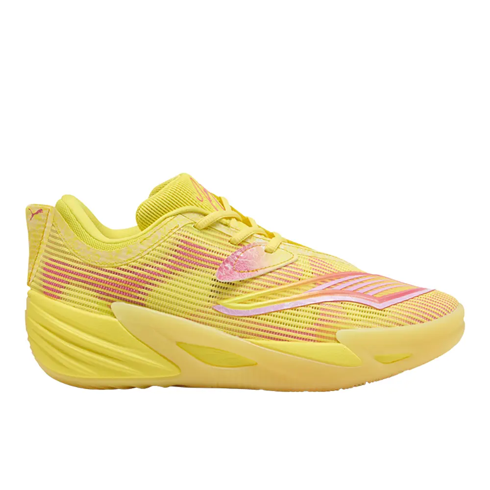 PUMA Mens All-Pro Nitro 2 Giddey Basketball Sneakers Shoes - Yellow