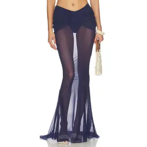 Shani Shemer Ameile Maxi Skirt in Indigo