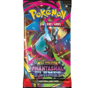 Pokémon Phantasmal Flames Trading Card Game Mega Evolution Booster Pack