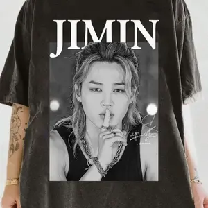 Vintage Kpop Jimin Signature Shirt For Fan XGF