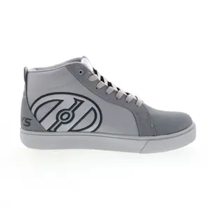 Heelys Racer 20 Mid HE00467021 Mens Gray Canvas Lifestyle Sneakers Shoes