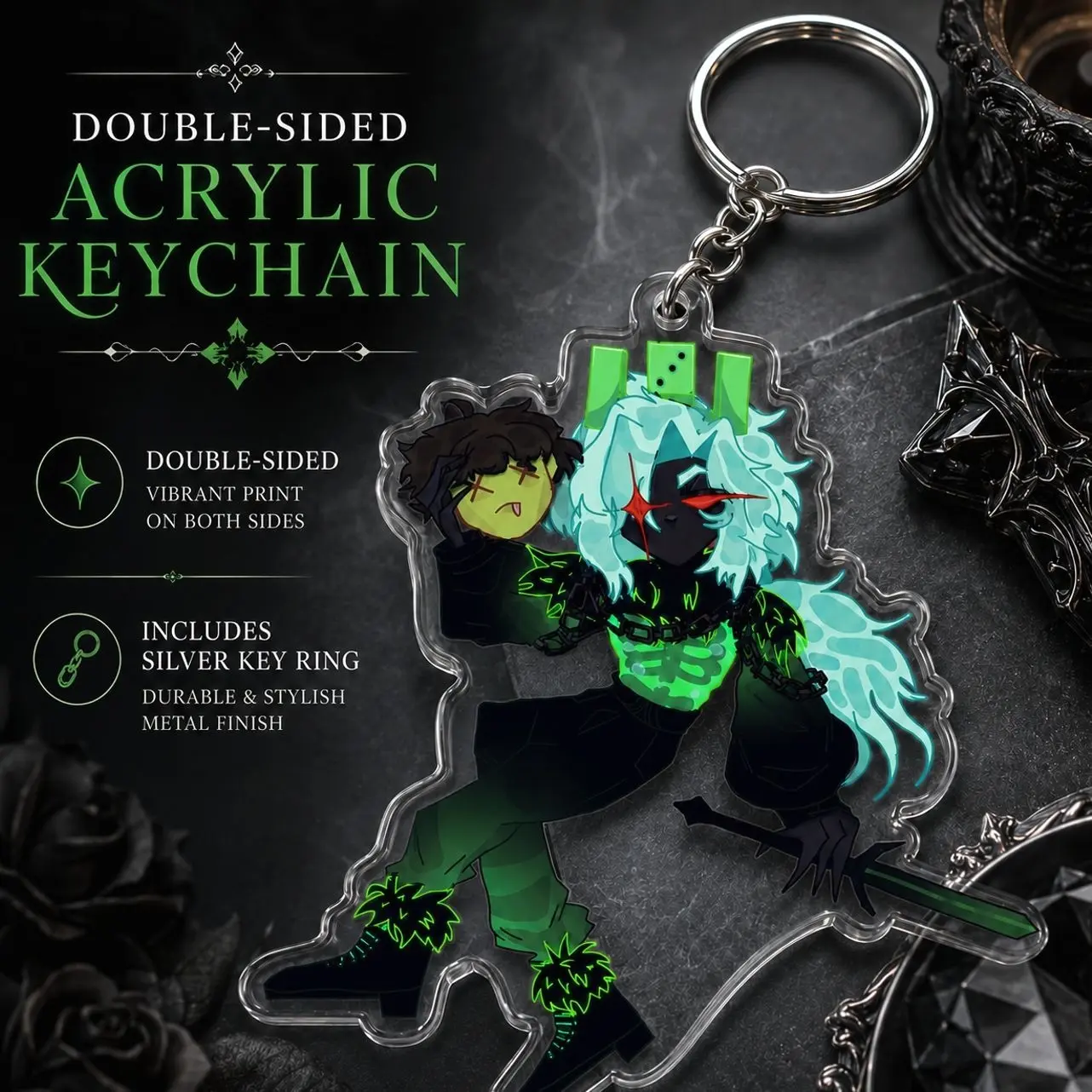 FORSAKEN Keychain | 1x1x1x1 / 1x4