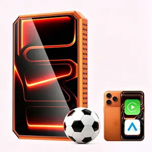 【Summervibes】MAKASRI CarPlay AI Box Wireless Adapter, 4-in-1 Android Auto, Streaming & Screen Mirroring, Plug & Play For Cars With Wired CarPlay