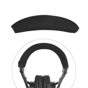 Linkidea Headband Protector Compatible with Sony MDR V6 V600 V900 Z600 7506 Headphones Replacement Headband Cover Flex Fabric Head Top Pad Easy DIY Installation (Black)