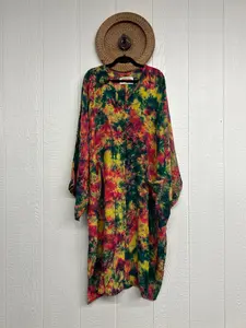 Crepe Sari Gaia Duster Dress 0426 082
