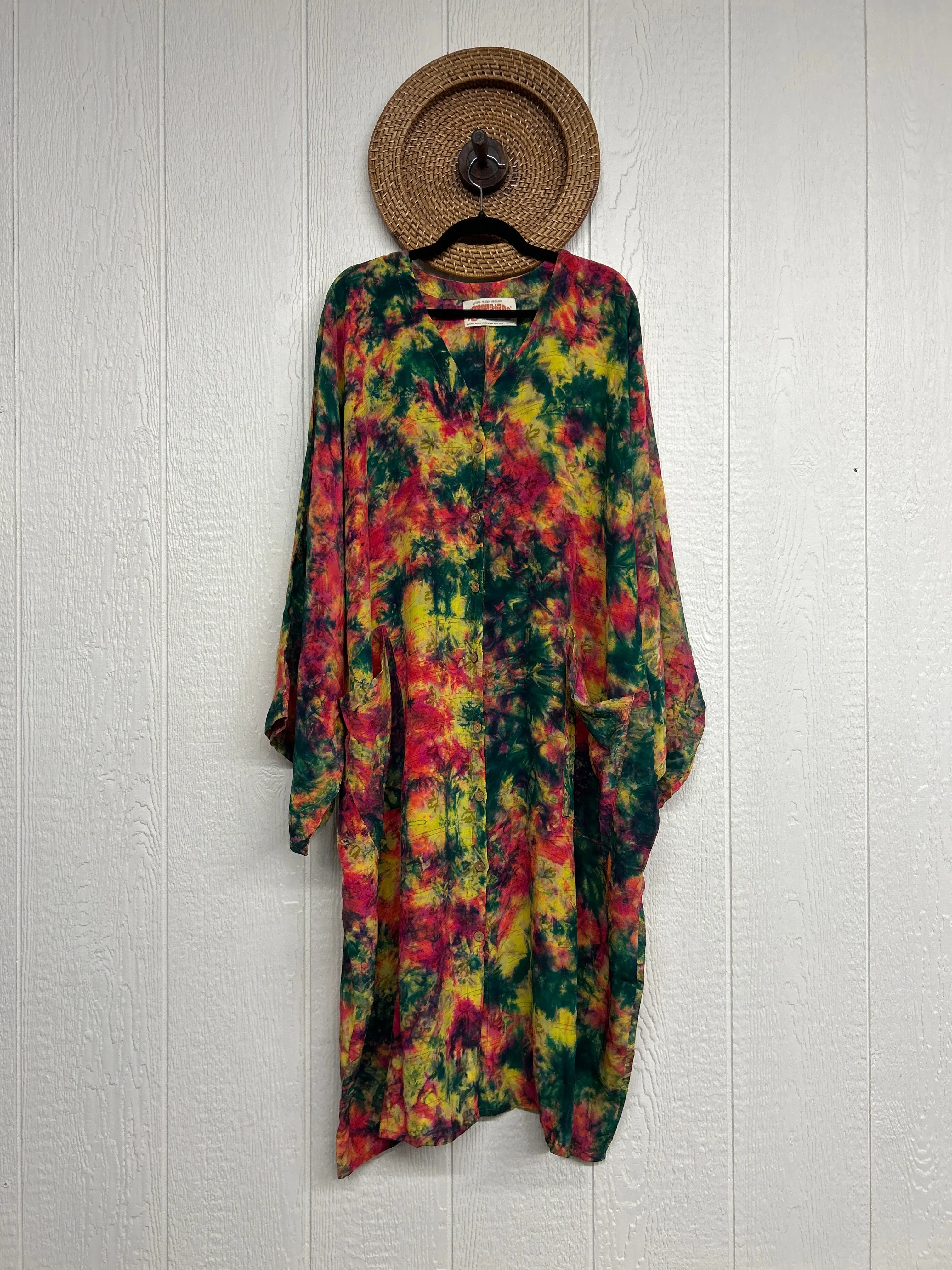 Crepe Sari Gaia Duster Dress 0426 082