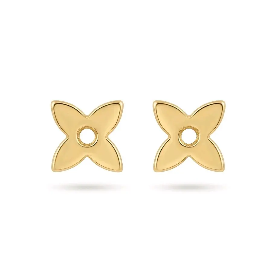 Pendientes de Oro Italiano 18K