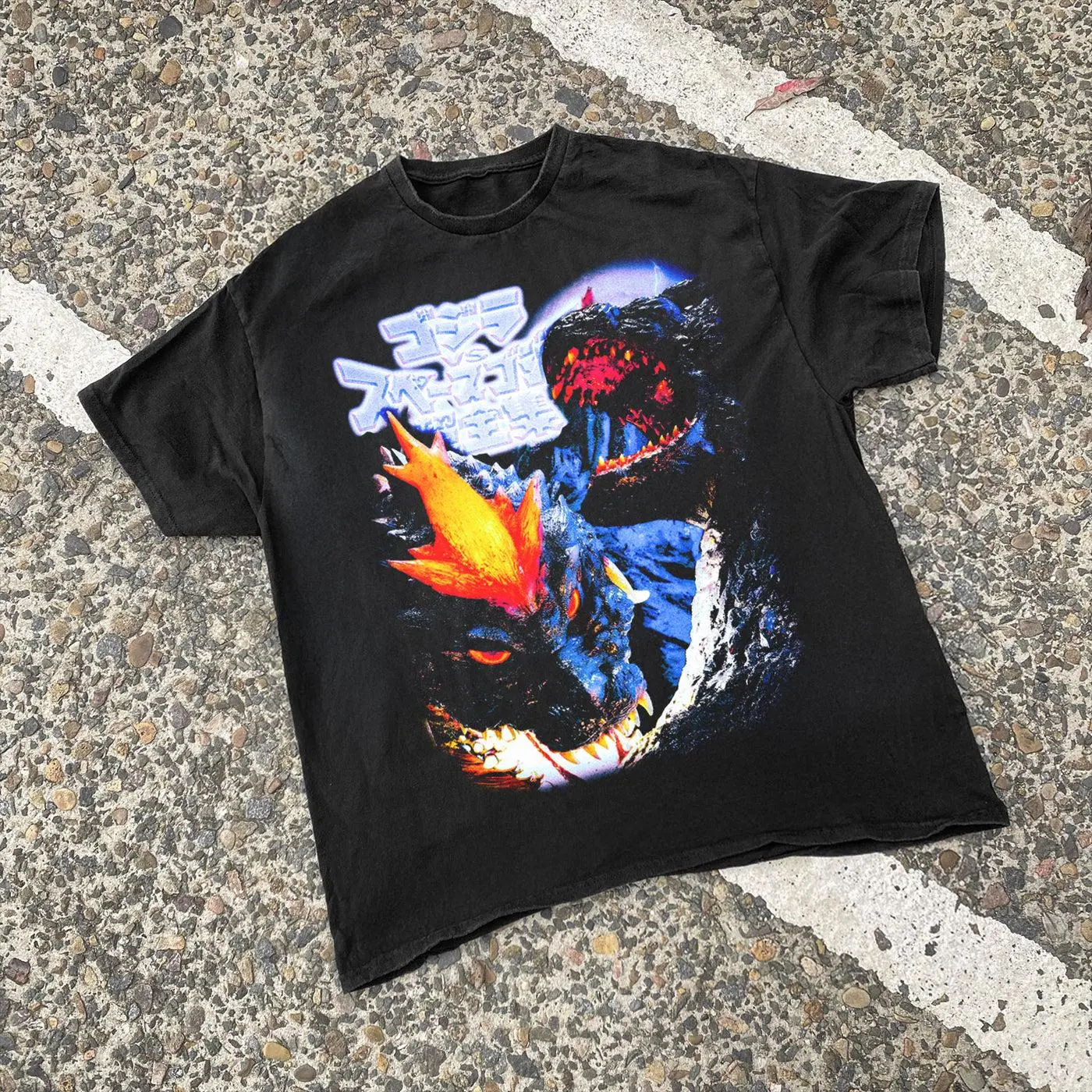 Killer 'Godzilla Vs Destoroyah' Promo Vintage Black Tee Graphic Tee