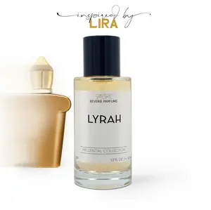 Reverie Parfums Lyrah Perfume Inspired by Lira Women's Fragrance with Zesty Citrus Caramel and Warm Vanilla Notes Vegan Cruelty Free