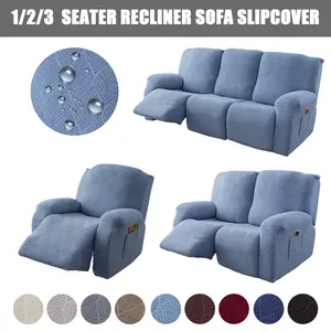 Elastic Recliner Sofa Covers for 1/2/3-seater Sofas, Pet-Friendly Non-Slip Armchair Covers, Couch Cover for Sofa Furniture Protector for Living Room Chair Cover