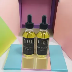 ELERTI Total Revive Treatment Oil with Coconut Oil for Hair Growth & Moisturizing - Lemongrass & Lavender Mint Scents - Natural Ingredients for Dandruff Relief