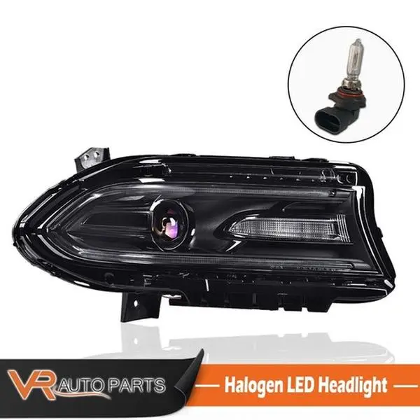 LED Daytime Headlight Assemblies for 2015-2022 Dodge Charger, Right-Side Assemblies Projector Headlight, Car Lighting Upgrade Component