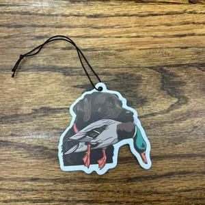 Chocolate Lab & Mallard Air Freshener- Sandalwood  On Point Scents