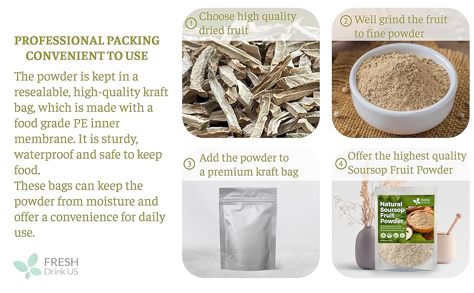 Premium 4.5oz Soursop Fruit Powder, 100% Natural and Pure from Soursop Graviola Fruit, Soursop Graviola Guanabana Fruit Tea, No Additives, No Gluten, No Sugar, Vegan Premium 4.5oz Soursop Fruit Powder, 100% Natural and Pure from Soursop Graviola Fruit, Soursop Graviola Guanabana Fruit Tea, No Additives, No Gluten, No Sugar, Vegan