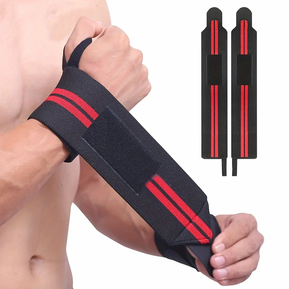 1 Pair Wrist Wraps Weightlifting Fitness Training Professional Wrist Support Comfortable and hand washable