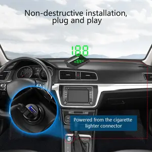 HUD Head up Display Car GPS Digital Speedometer Car Truck Motorcycle Head Up Display Odometer HUD MPH Car Tools Accessory