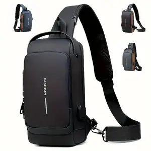 【Local Delivery】Maxoner Men's Multi-functional Crossbody Bag Password Lock for Privacy Large Capacity Multi-layer Detachable Shoulder Strap Stylish and Practical Travel Durable Compact