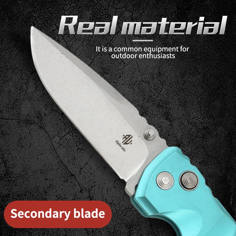 Desert Eagle CPM-Magnacut Powder Steel High-End Folding Knife High Hardness High Sharpness Portable Fruit Peeler Pocket Knife for Outdoor Camping, Survival, and BBQ. Multifunctional Folding Knife with Aluminum Handle for Enhanced Performance