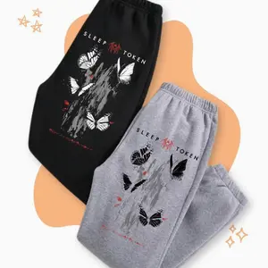 Sleep Token Butterflies Band Logo Sweatpants Rock Off Officially Licensed Machine Washable Gift For Her Him L8AAU