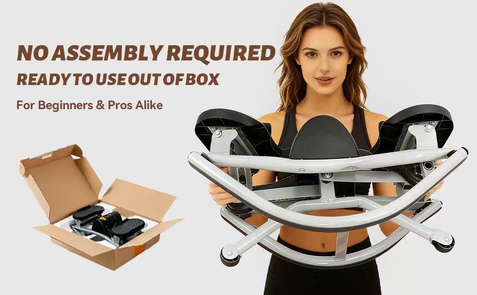 Multi-Functional Twisting Stepper: Indoor Exercise Machine with Ropes